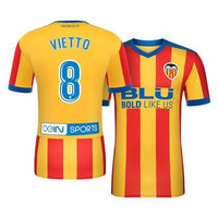 Men 8 Luciano Vietto Jersey Soccer Valencia Jersey 2018 LaLiga