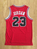 Men 23 Michael Jordan Jersey Red Chicago Bulls Fanatics Swingman
