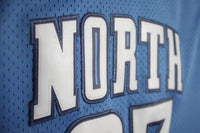 Men 23 Michael Jordan Jersey Blue North Carolina Tar Heels Throwback