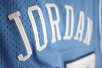 Men 23 Michael Jordan Jersey Blue North Carolina Tar Heels Throwback