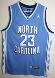 Men 23 Michael Jordan Jersey Blue North Carolina Tar Heels Throwback