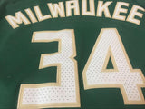 Men 34 Giannis Antetokounmpo Jersey Green Milwaukee Bucks Fanatics