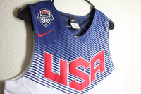 Men 4 Stephen Curry Jersey White USA Dream Team Swingman Jersey