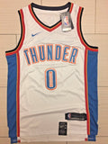 Men 0 Russell Westbrook Jersey White Oklahoma City Thunder Fanatics