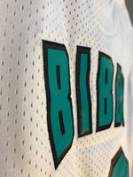 Men 10 Mike Bibby Jersey White Vancouver Grizzlies Jersey Swingman