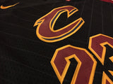 Men Cleveland Cavaliers 23 Lebron James Jersey Black Authentic Player version