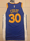 Men 30 Stephen Curry Jersey Blue Golden State Warriors Jersey Player