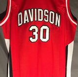 Men 30 Stephen Curry Jersey Red Davidson Wildcats Throwback Swingman