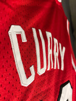 Men 30 Stephen Curry Jersey Red Davidson Wildcats Throwback Swingman