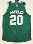 Men Gordon Hayward Jersey Green Boston Celtics Authentic Player