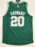 Men Gordon Hayward Jersey Green Boston Celtics Authentic Player