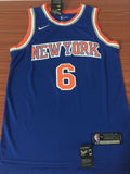 Men 6 Kristaps Porzingis Jersey Blue New York Knicks Jersey Fanatics