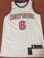 Men 6 Kristaps Porzingis Jersey New York Knicks Jersey White Fanatics