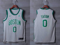 Men 0 Jayson Tatum Jersey City Edition Gray Boston Celtics Jersey Player