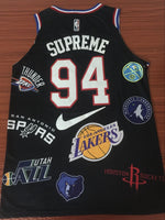 94 SUPREME X NIKE Jersey NBA Jersey IN BLACK Jersey Player