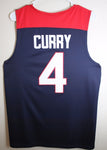 Men 4 Stephen Curry Jersey Black color USA Dream Team Swingman
