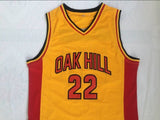 Men 22 Carmelo Anthony Jersey Yellow Oak Hill Swingman Jersey Fanatics