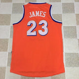 Men 23 Lebron James Jersey Orange Cleveland Cavaliers Swingman Jersey