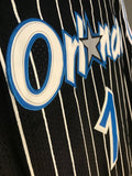 Men 1 Penny Hardaway Jersey Black Orlando Magic Throwback Swingman