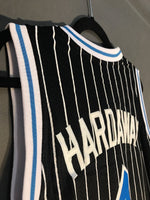 Men 1 Penny Hardaway Jersey Black Orlando Magic Throwback Swingman