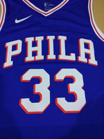 Men 33 Robert Covington Jersey Blue Philadelphia 76ers Jersey Swingman