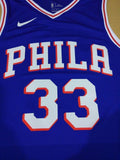 Men 33 Robert Covington Jersey Blue Philadelphia 76ers Jersey Swingman