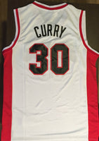 Men Davidson Wildcats 30 Stephen Curry Jersey White Swingman