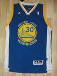 Men 30 Stephen Curry Jersey Blue Golden State Warriors Jersey Swingman