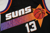 Men 13 Steve Nash Jersey Black Phoenix Suns Throwback Swingman Jersey