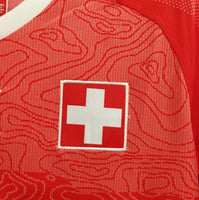 2018 Men Swiss Jersey Stadium Home Soccer Jersey World Cup Jersey Fanatics
