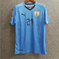 2018 Men Uruguay Jersey Stadium Home Soccer Jersey World Cup Jersey Fanatics