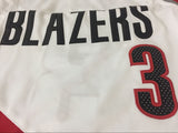 Men 3 C J McCollum Jersey White Portland Trail Blazers Jersey Fanatics