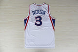 Men 3 Allen Iverson Jersey White Philadelphia 76ers Jersey Fanatics