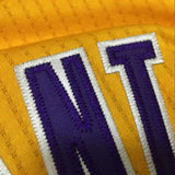 Men 24 Kobe Bryant Jersey Yellow Los Angeles Lakers Swingman Jersey