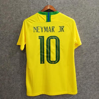 2018 Men Brazil Jersey Home Neymar Jersey Soccer World Cup Jersey Fanatics