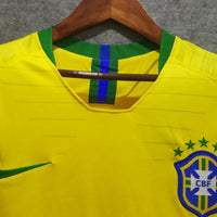 2018 Men Brazil Jersey Stadium Home Soccer Jersey World Cup Jersey Fanatics