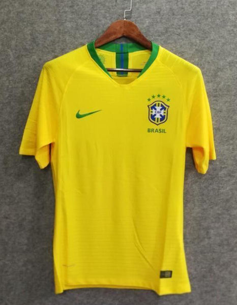 2018 Men Brazil Jersey Stadium Home Soccer Jersey World Cup Jersey Player