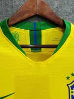 2018 Men Brazil Jersey Stadium Home Soccer Jersey World Cup Jersey Player