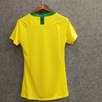 2018 Women Brazil Jersey Stadium Home Soccer Jersey World Cup Jersey Fanatics