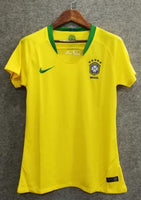 2018 Women Brazil Jersey Stadium Home Soccer Jersey World Cup Jersey Fanatics