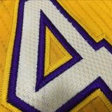 Men 24 Kobe Bryant Jersey Yellow Los Angeles Lakers Swingman Jersey