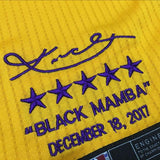 Men 24 Kobe Bryant Jersey Yellow Los Angeles Lakers Swingman Jersey