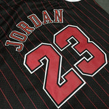 Men 23 Michael Jordan Jersey Black Chicago Bulls Jersey Swingman Special