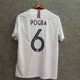 2018 Men France Jersey Away #6 Pogba Jersey World Cup Jersey Fanatics