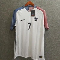 2018 Men France #7 Griezmann Jersey Away Soccer World Cup Jersey Player