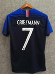 2018 Men France Jersey Home #7 Griezmann Jersey World Cup Jersey Fans
