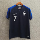 2018 Men France Jersey Home #7 Griezmann Jersey World Cup Jersey Fans