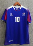 2018 Men Iceland Jersey Home Stadium Soccer World Cup Jersey Fanatics