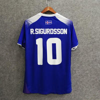 2018 Men Iceland Jersey Home Stadium Soccer World Cup Jersey Fanatics