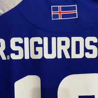 2018 Men Iceland Jersey Home Stadium Soccer World Cup Jersey Fanatics